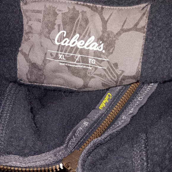 CABELAS OUTDOORS HOODIE VEST JACKET - Picture 5 of 7